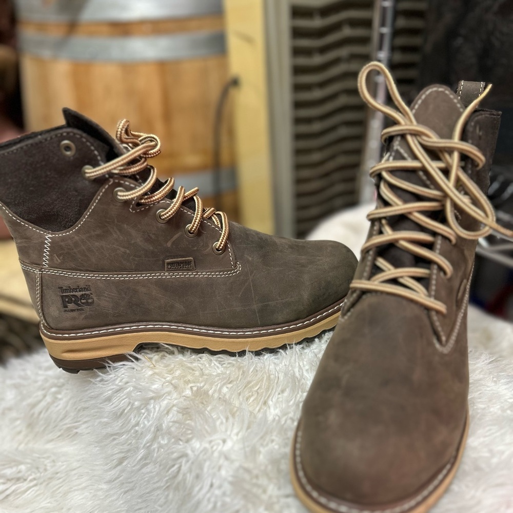 Timberland Women’s Pro Hightower Alloy Toe waterproof boots